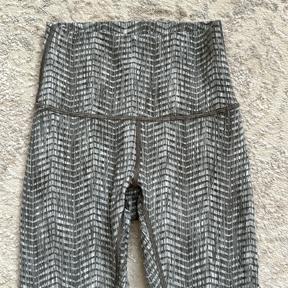 Lululemon Wunder Under Crop (High-Rise) Legging Full-On Luon 21" Olive EUC - Picture 7 of 11